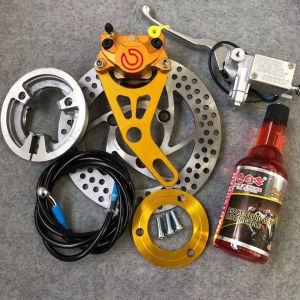 电摩鼓刹改碟刹布雷博小螃蟹卡钳套餐龟王战速电动车卡钳后碟刹
