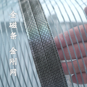 2024新款防蚊门窗全磁条防蚊门帘金刚夏季家用纱窗蚊帐纱门免打孔