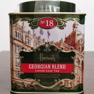 英国哈罗德百货Harrods No.18 Georgian 乔治特调红茶125克散茶