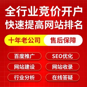 网站解析优化服务百度推广百度竞价竞价开户全行业竞价开户开户