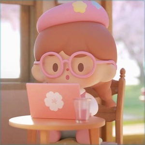 卓大王樱花咖啡店盲盒国版2023网红新款摆件手办生日礼物女孩女生