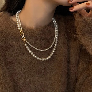 一款多戴珍珠项链女春夏毛衣链小众设计高级感颈链百搭气质锁骨链