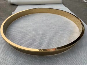 不锈钢圆弧天花吊顶弧形背景墙装饰收边条包边条拉弯整圆定制加工