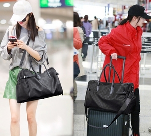 轻奢品牌旅行包包大容量女短途出差行李包帆布手提健身包女旅行袋