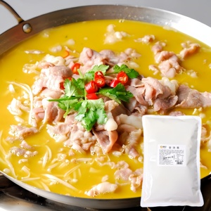 静食记酸辣金汤酱商用酸汤肥牛面牛蛙水煮肉米线酸菜鱼调料 1kg装