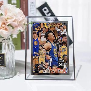 库里NBA篮球明星相框照片定制diy加洗照片定制高级图片桌面摆件