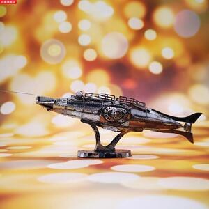 魔图3d金属拼图手工拼装模型成人儿童益智玩具 鹦鹉螺号潜艇1人付款