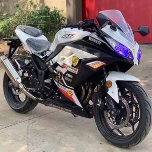 全新款宝雕250cc小忍者地平线双缸水冷400 重型机车北极 光摩托车