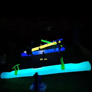 户外led发光跷跷板网红互动双人儿童广场游乐设备太阳能七彩景区