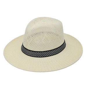 男士高档帽子夏天户外登山草帽子防紫外线大檐太阳帽爸爸遮阳帽子