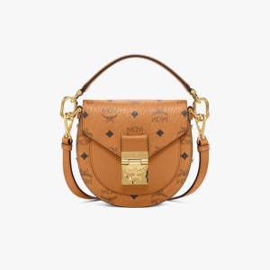 mcm马鞍包老花满印手提包高级感斜挎包单肩包迷你女款百搭通勤