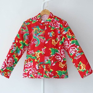 女式花棉袄村花加厚大花布大妈碎花袄花衣服妈妈盘扣外穿保暖秋冬
