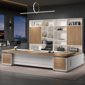 老板桌椅组合简约现代总经理董事长大班台总裁桌办公室家具电脑桌