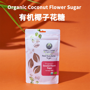 Organic Coconut Flower Sugar印尼纯椰子花糖椰子花蜜低升糖