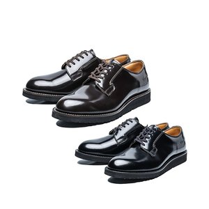 日本直邮DANNER丹纳 男士亮皮商务平底系带黑色皮鞋POSTMAN SHOES