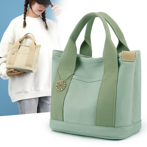 日本无印良品千层包女士帆布包手提包多隔层小包包妈咪外出手拎包