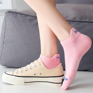 袜子女士短袜低筒运动女装女童防裂夏季薄款帆布鞋溥199减20