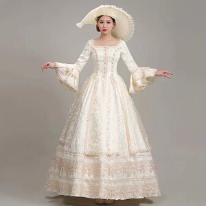 出租中世纪欧式欧洲宫廷服装伊丽莎白英国女王公主裙皇室贵族租赁