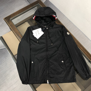 moncler蒙口男士外套秋冬连帽冲锋衣休闲夹克薄款轻便风衣官网