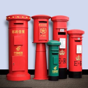 中国邮筒邮政信箱摆件网红建议征集专用邮箱意见箱落地装饰品道具