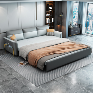 顾家家居科技布沙发床折叠多功能适宜家用小户型客厅现代轻奢储物