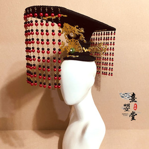 古装电视剧武媚娘传奇皇帝李治发冠高仿同款古风大唐皇上发头冠帽