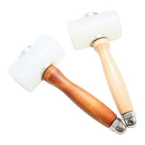 DIY皮雕皮革工具锤皮艺冲子印花敲击锤子家具防护安装橡胶尼龙锤