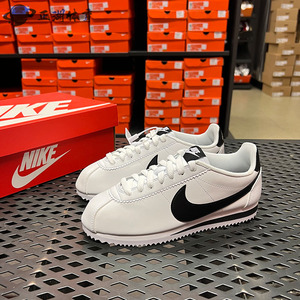 nike耐克女鞋新款cortez复古阿甘鞋黑白男鞋运动休闲小白鞋807471
