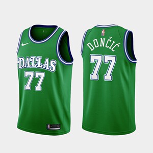 nba球衣独行侠dallas mavericks 77号东契奇luka doncic篮球服