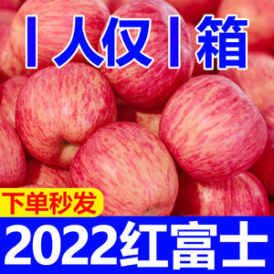 正宗陕西延安洛川苹果水果新鲜当季整箱红富士脆甜果10斤平果包邮
