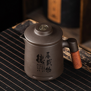 紫砂茶壶茶杯套装内置过滤网茶水分离高端旅行快客杯功夫茶具大号