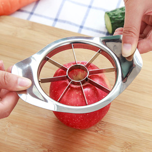 家用创意厨房不锈钢水果安全分割刀切苹果切分器拼盘大号去核神器