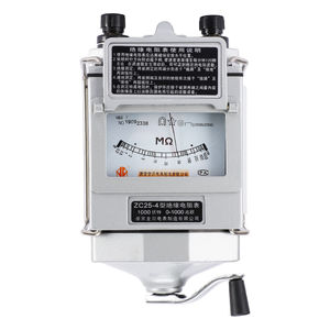 金川ZC25电阻绝缘测试仪500V指针2500摇表1000V兆欧表-7电工接地