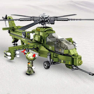 乐高积木儿童拼装益智男孩子玩具军事武装直升机战斗飞机歼15系列