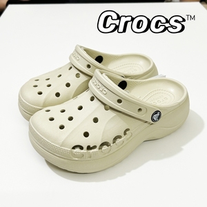 CROCS/卡洛驰贝雅云彩云朵洞洞鞋厚底韩版休闲女鞋包头沙滩凉拖鞋