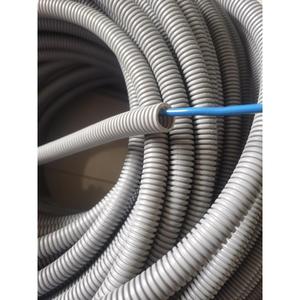 灰色套线波纹管PP阻燃穿线蛇皮管PA软管室外电线光缆防晒保护管套