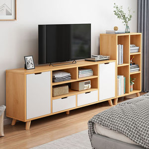 宜家电视柜现代简约小户型卧室高柜客厅电视机柜一体组合墙柜简易