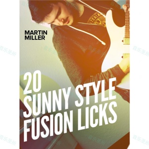 电吉他乐句Martin Miller-20 Sunny Style Fusion Licks谱+音+视