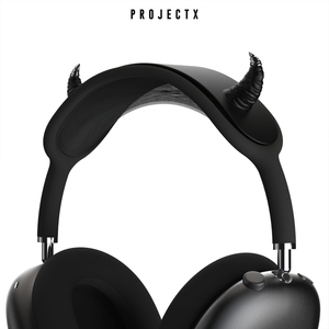 Projectx适用于airpodsmax苹果耳机原创小恶魔横梁头梁保护套小众耳机防护垫装饰替换硅胶头梁套更换配件耳罩