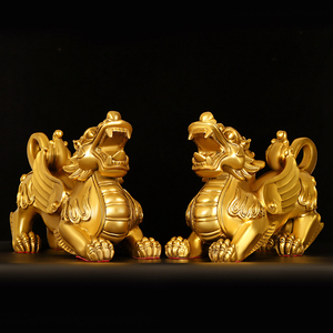 00tb8518707424淘宝石雕吸水兽青石吸水兽石头吸财兽门墩看门吸金兽