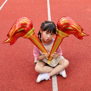 校运会个性幼儿园中小学运动会入场创意氛围道具手持物大火炬加油