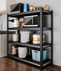 ikea宜家新中式餐边柜落地厨房三层置物架收纳架子储物柜柜子轻奢