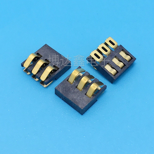 BC-12-3P170电池座 贴片式 3P电池连接器 高1.7H 间距2.0PH 弹片