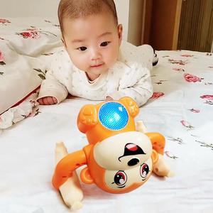 婴儿宝宝玩具0-1岁婴幼儿0到3月6个月12以上儿童抬头练习翻滚猴子