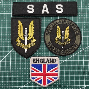 英国第22特种空勤团魔术贴章臂章sas胸条徽章彩虹六号迷彩士气章