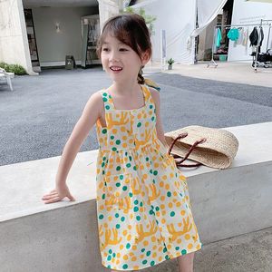 女童连衣裙5夏季3洋气4儿童9薄款吊带裙6小女孩7裙子8宝宝夏装2岁