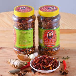 香脆椒羊肉粉辣椒贵州重庆酉阳特产干吃辣椒万幺妹辣椒丝180g包邮