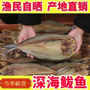 渔民自晒鲅鱼干海鲜干货海产马鲛鱼海鱼咸鱼干腌制水产品500g