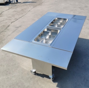 不锈钢加厚可推拉串串香摆摊车麻辣烫车摆地摊户外关东煮小吃车