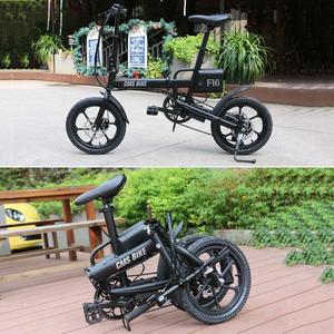 出海外版16寸小GEU型助力折叠动车铝速合金超口轻变电电动自行车